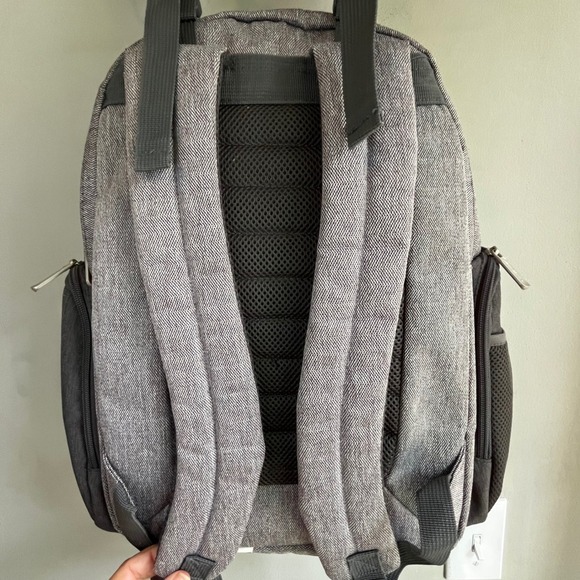 Eddie Bauer First Adventure Backpack Gray and Black Unisex Diaper Bag - Picture 15 of 16